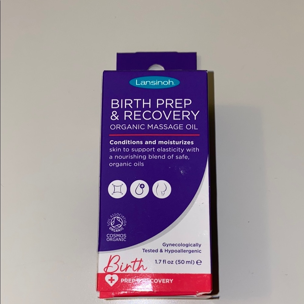 Lansinoh Birth Prep & Recovery Organic Massage Oil